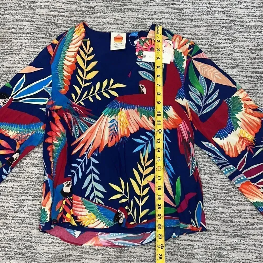NWT ANTHROPOLOGIE FARM RIO Kaia Blouse XS